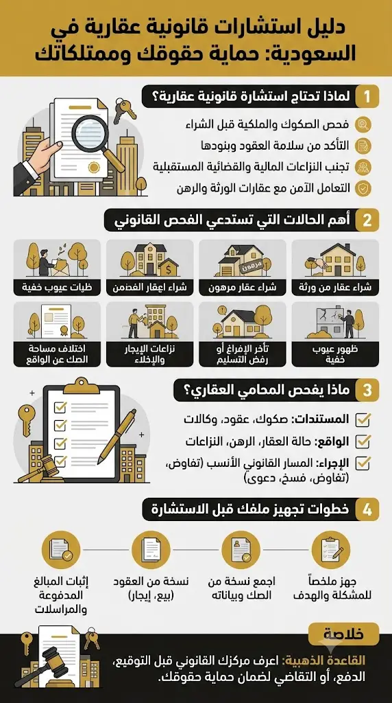 استشارات قانونية عقارية في السعودية