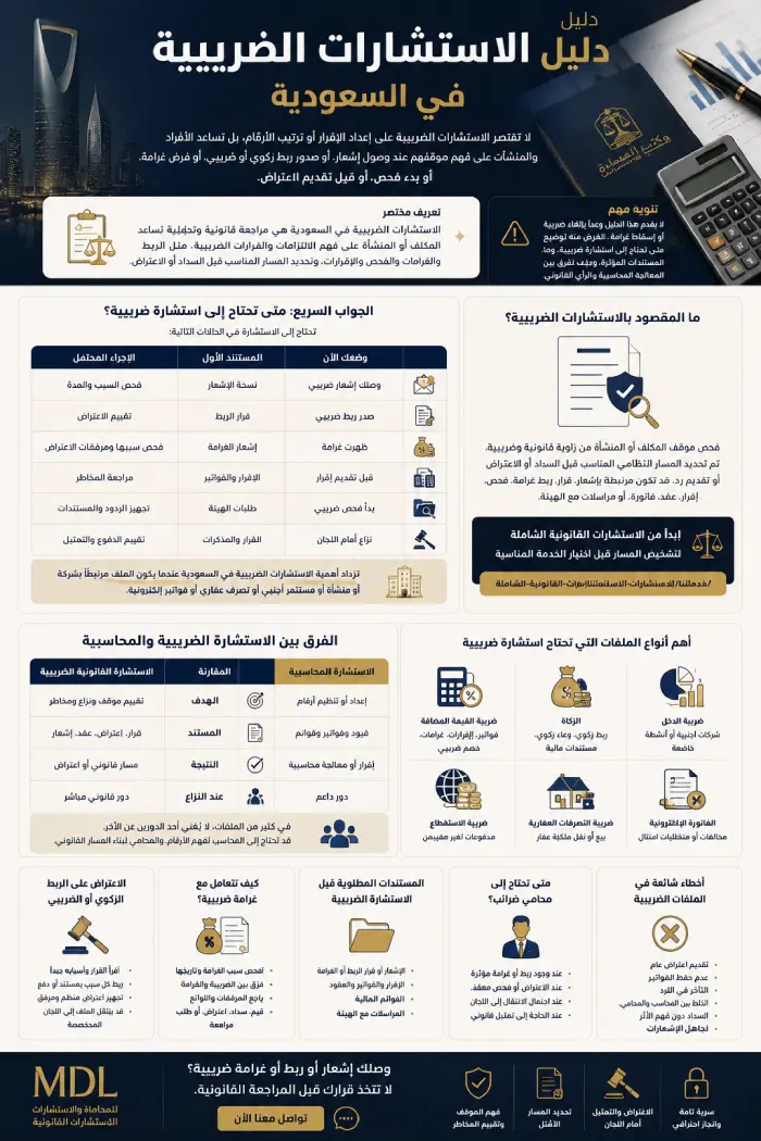 الاستشارات الضريبية