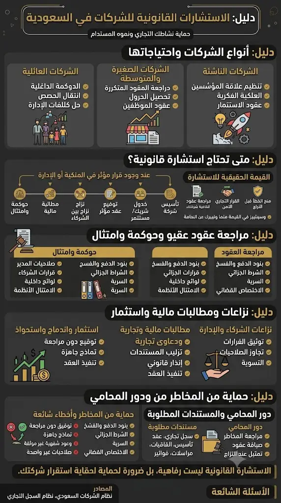 الاستشارات القانونية للشركات