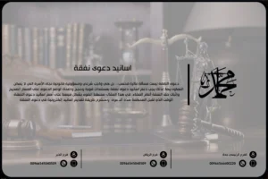 اسانيد دعوى نفقة