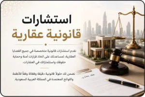 استشارات قانونية عقارية
