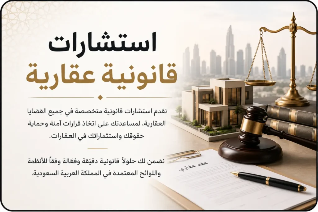 استشارات قانونية عقارية