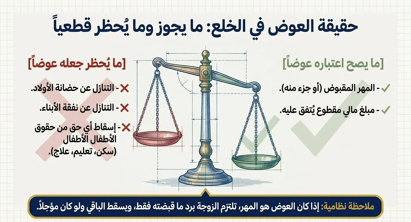 حقيقة العوض في الخلع