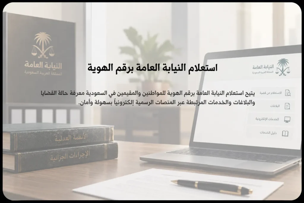 استعلام النيابة العامة برقم الهوية